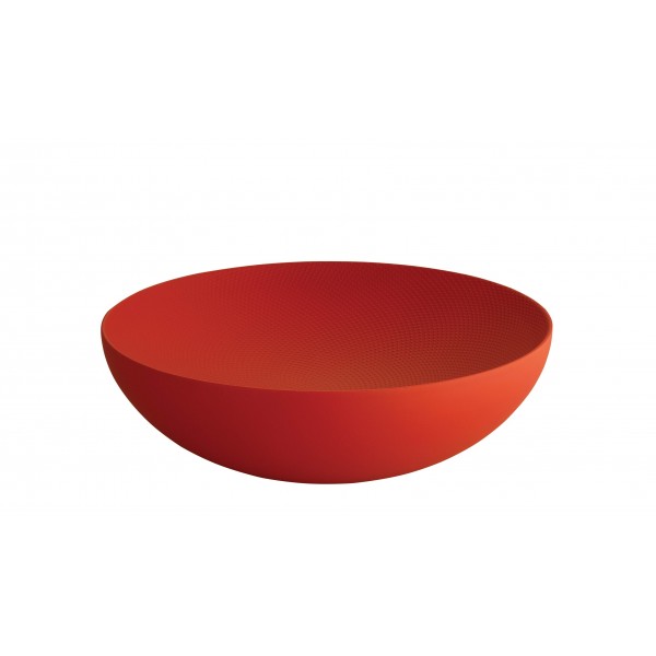Alessi - Double,Ciotola Texture Rosso