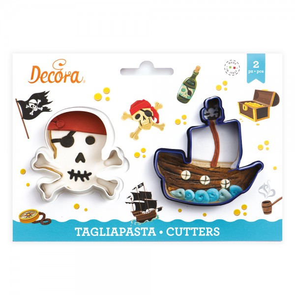 Decora - Set 2 Tagliapasta Teschio e...