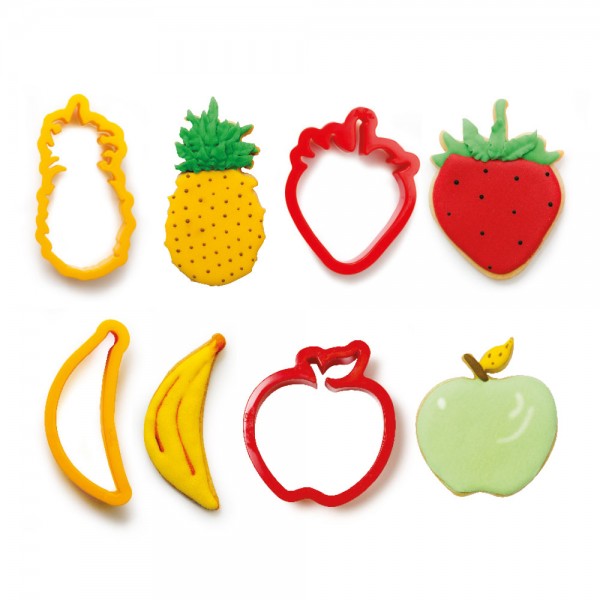 Decora - Set 4 Tagliapasta Frutta