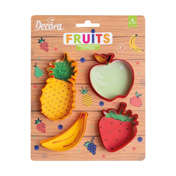 Decora - Set 4 Tagliapasta Frutta