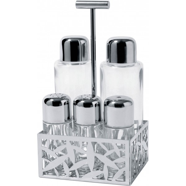 Alessi - Cactus Set  5pz Olio Aceto...