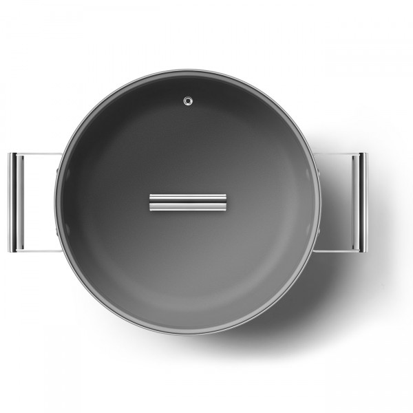 Smeg - Cookware Tegame 2 manici Nero...