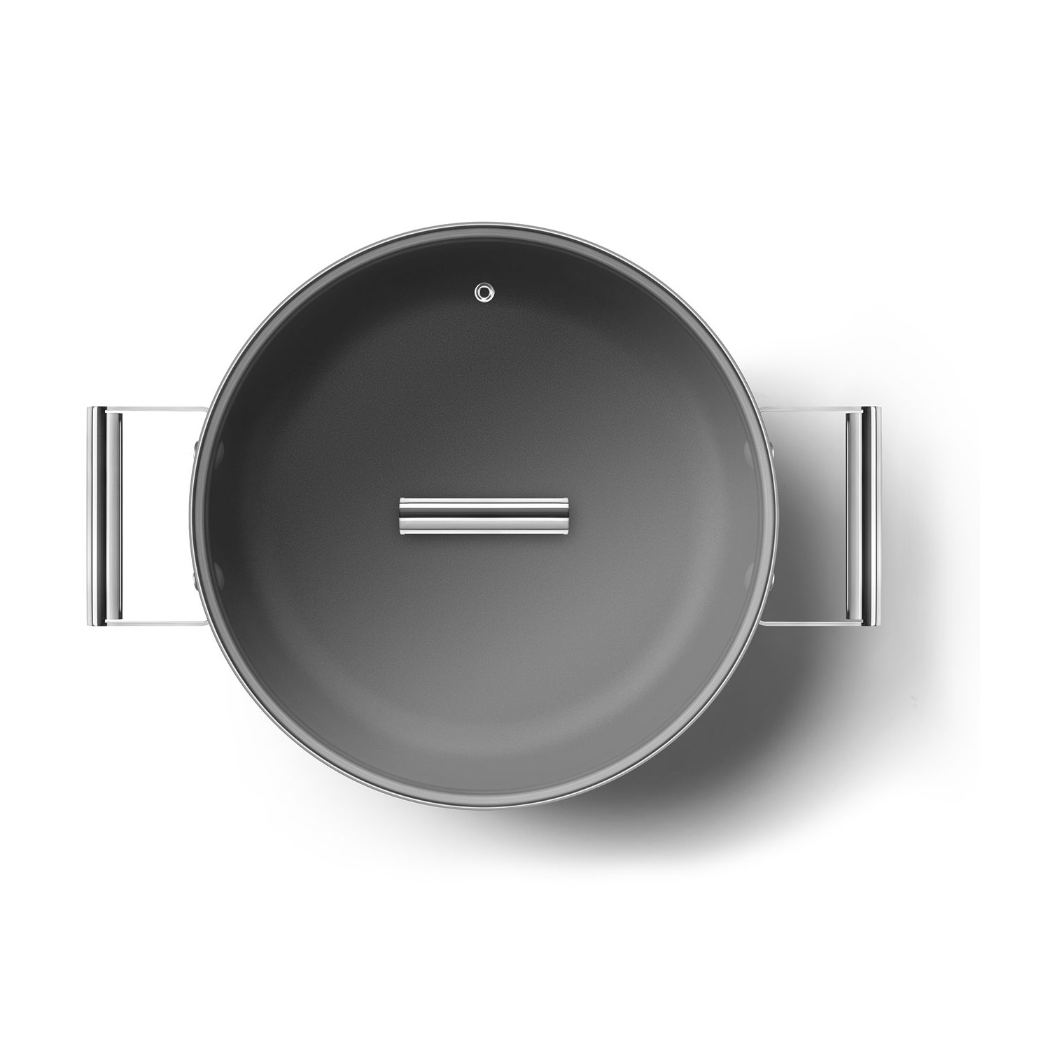 Tegame Moneta Etnea 28 Cm Nero - Alluminio Forgato, Antiaderente Artech Stone, Doppio Manico, Made Italy - Foto 13