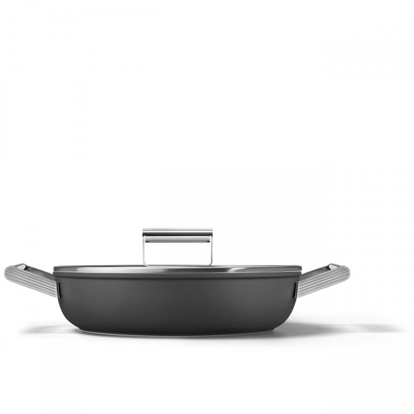 Smeg - Cookware Tegame 2 manici Nero...