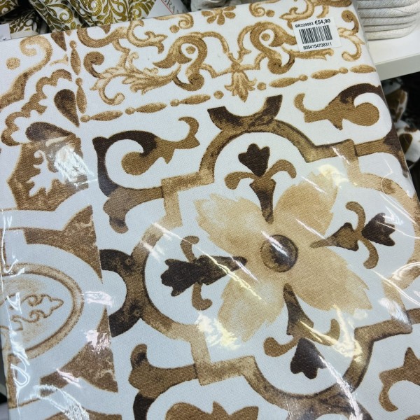 Brandani - Tovaglia Maiolica beige...