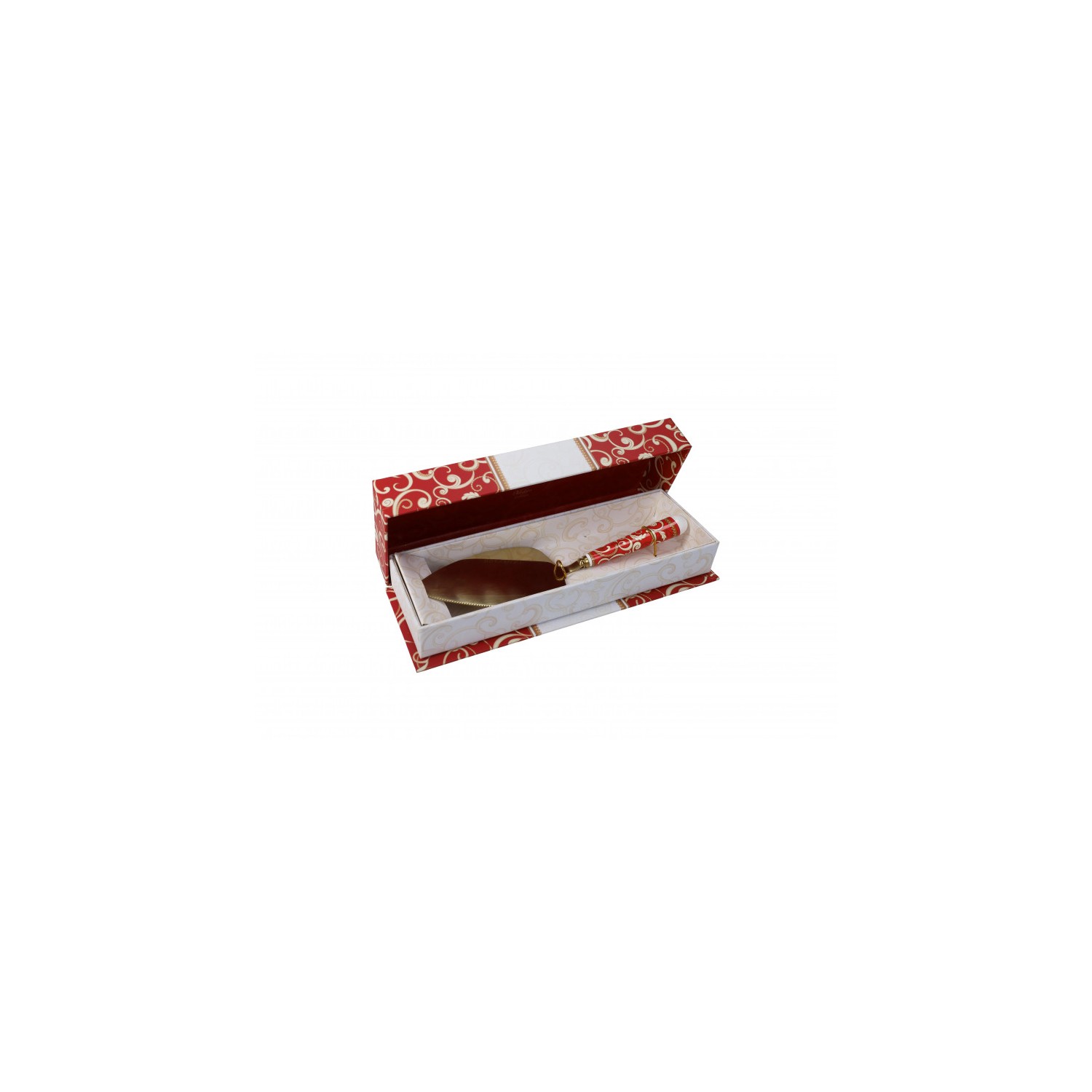 Brandani 53428 Pala Per Dolci Riccioli Di Fata - Inox Con Manico In Ceramica 26 Cm - 2