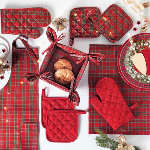 Brandani - Guantone tartan 28x17cm