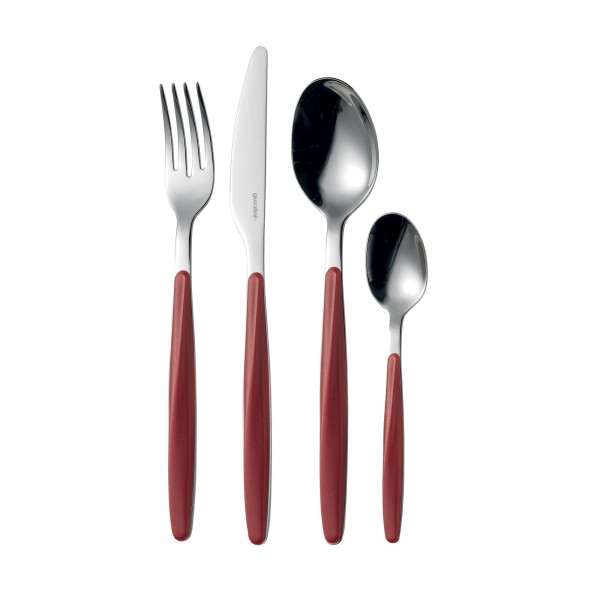Guzzini - Set 24 posate MY FUSION rosso