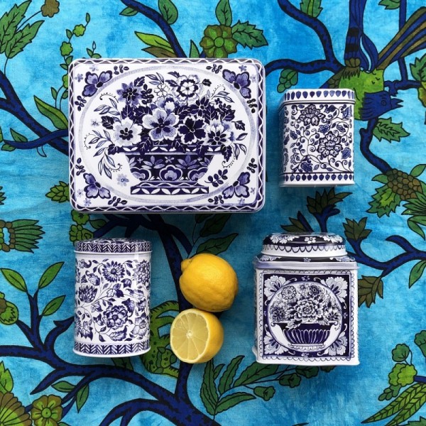 Elite Tins - Scatola in latta Fiori...