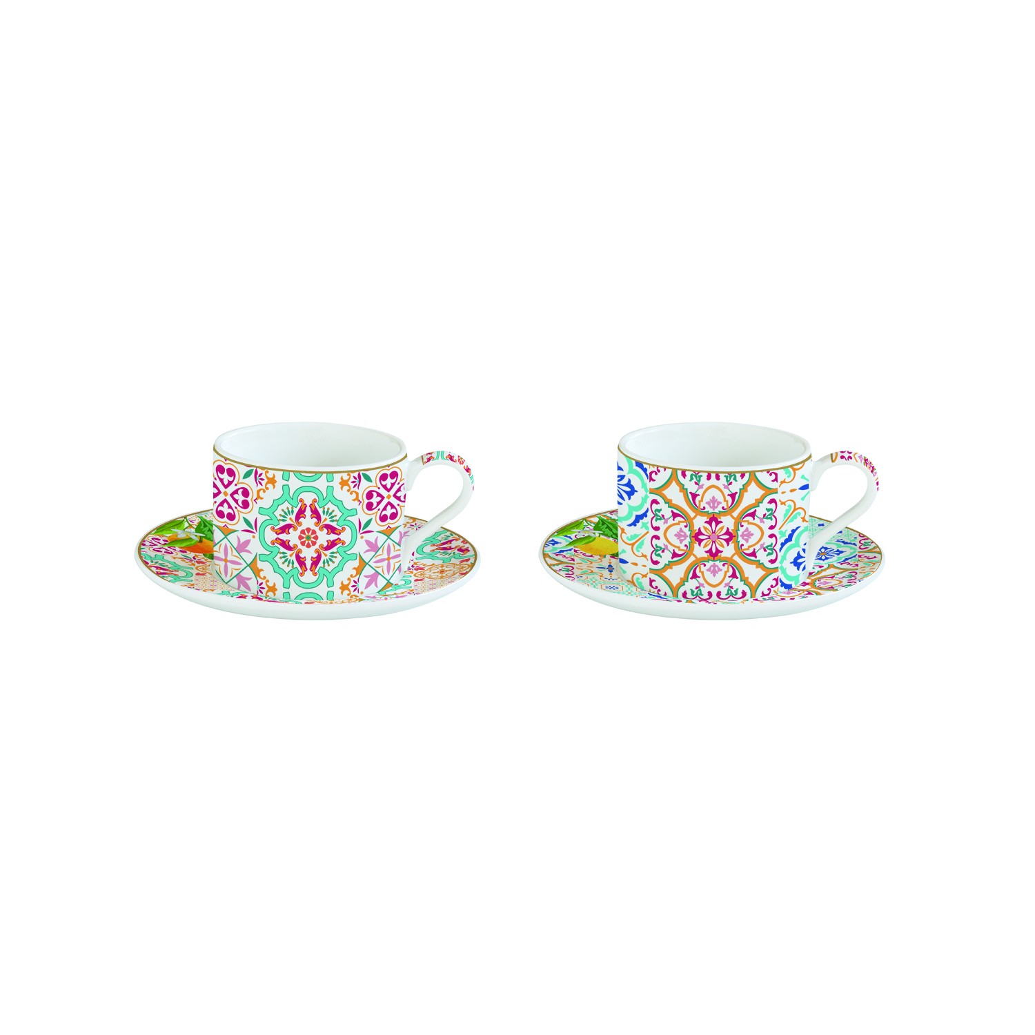 cello Opalware Lush Fiesta Queen Cup and Saucer Set Price in India