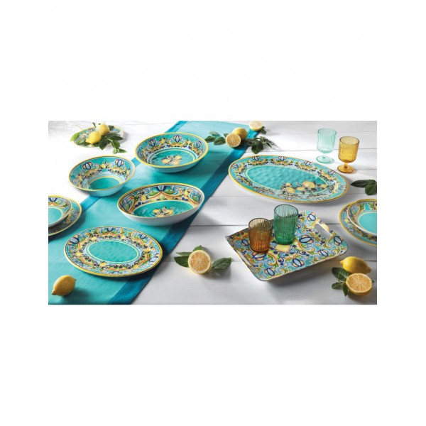 Brandani - Plissé set 6 calici ambra