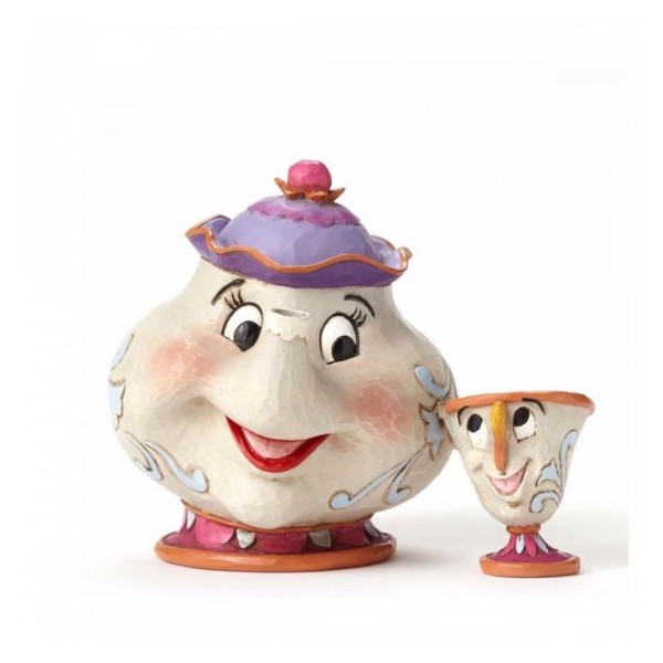 Jim Shore - Mrs Potts e Chip, l'Amore...