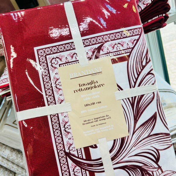 Brandani - Royal Red tovaglia micro...