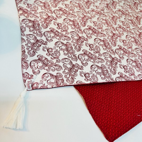 Brandani - Royal Red striscia foglie...