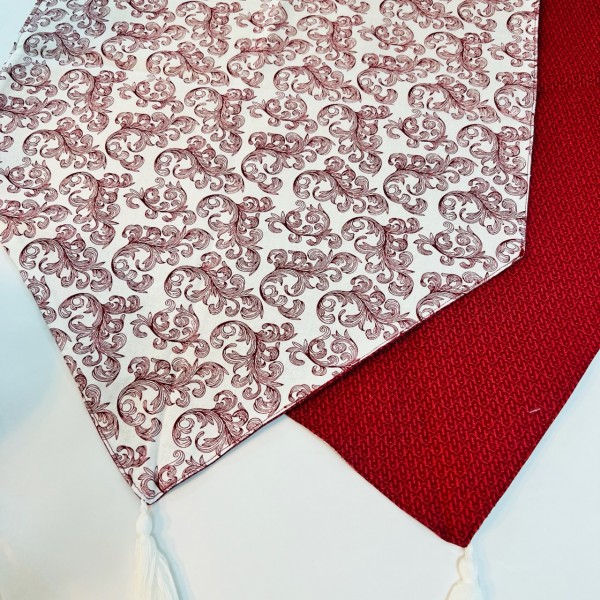 Brandani - Royal Red striscia foglie...