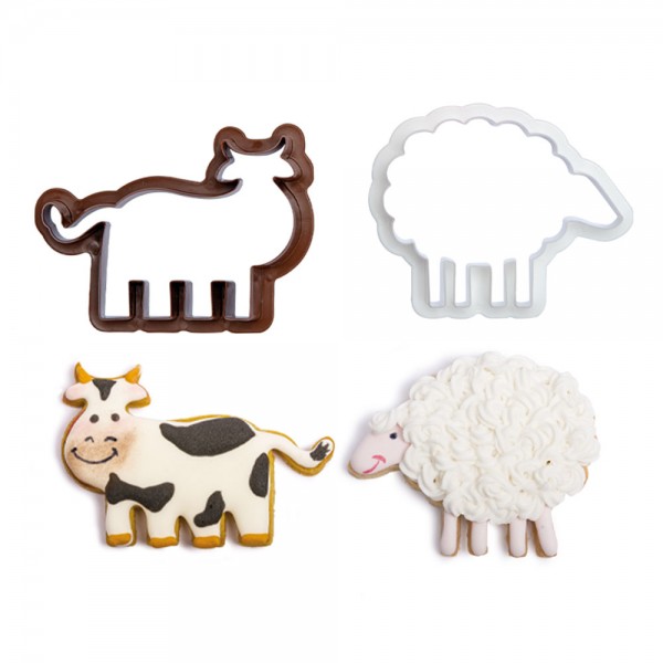 Decora - Set 4 Tagliapasta Animali...