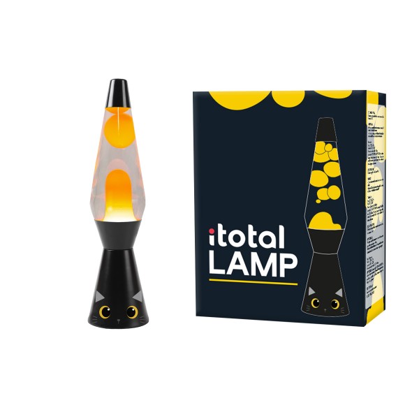 I-Total - Lava Lamp! Lampada Black Cat