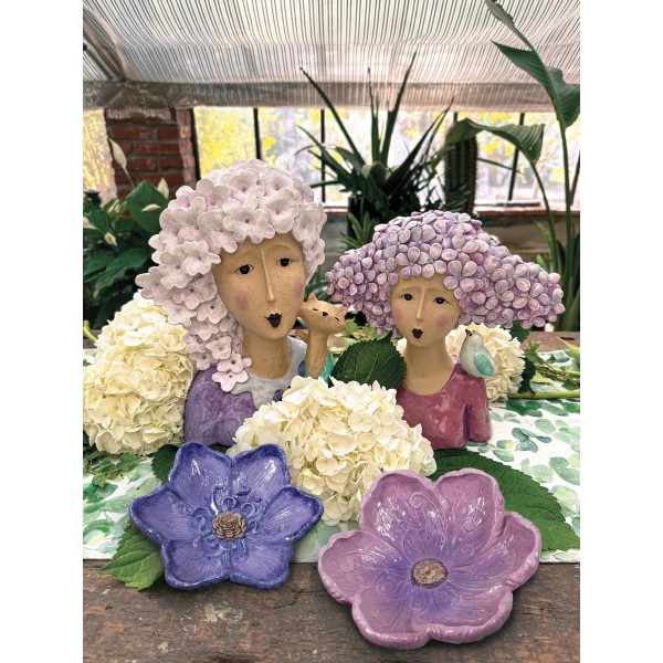 Brandani - Flora Lady con Micio h32cm