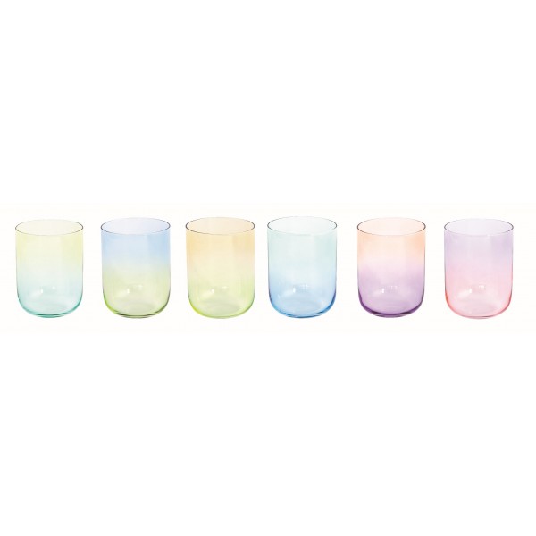 Easylife - Rainbow set 6 bicchieri acqua