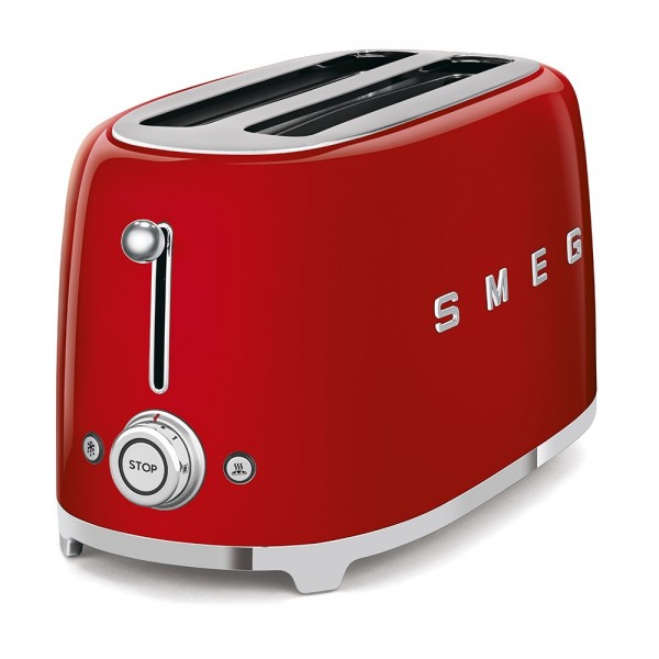 Smeg - Tostapane 4 Fette Rosso, 50's...
