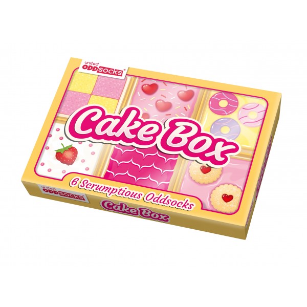 Oddsocks - Cake Box 6 Calzini...