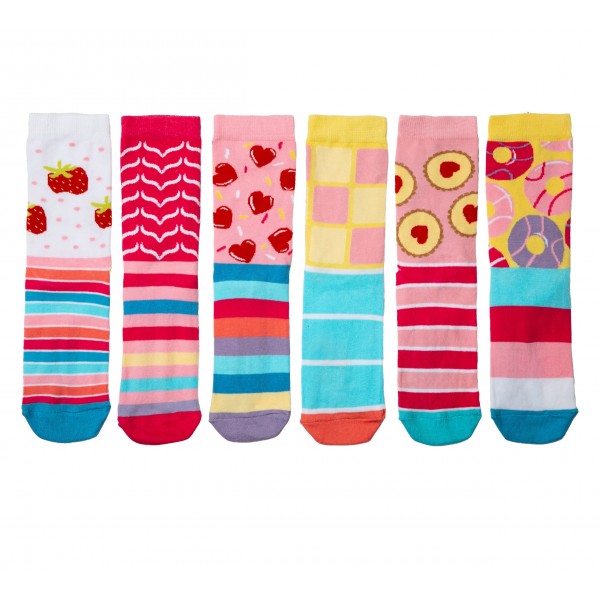 Oddsocks - Cake Box 6 Calzini...