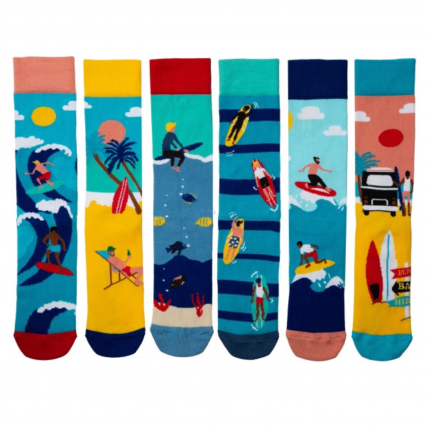 Oddsocks - Surf in Usa!! 6 Calzini...