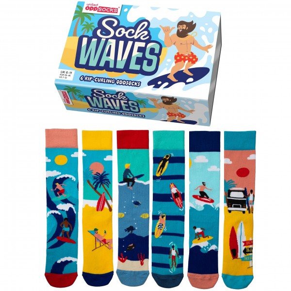 Oddsocks - Surf in Usa!! 6 Calzini...