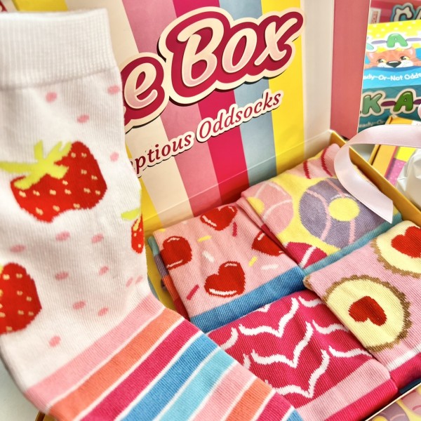 Oddsocks - Cake Box 6 Calzini...