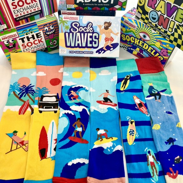 Oddsocks - Surf in Usa!! 6 Calzini...