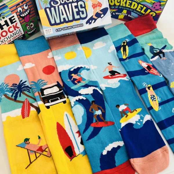 Oddsocks - Surf in Usa!! 6 Calzini...