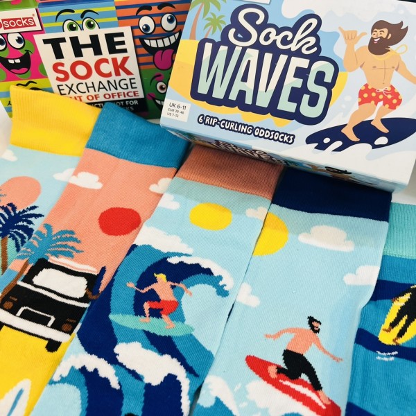 Oddsocks - Surf in Usa!! 6 Calzini...