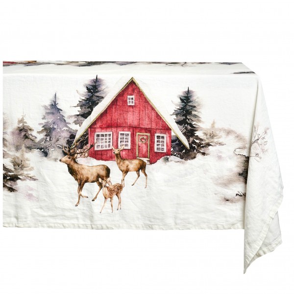 Simple Day - Tovaglia Chalet e Cervi...