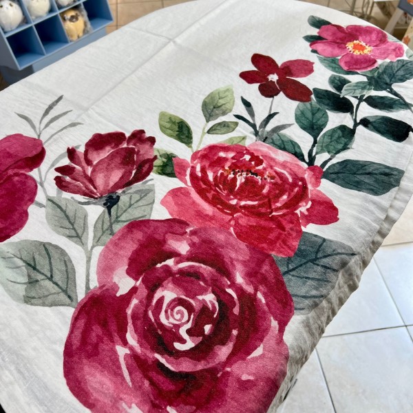 Simple Day - Tovaglia Peonie in puro...