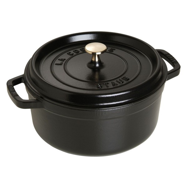 Staub - Cocotte rotonda nero diam 24