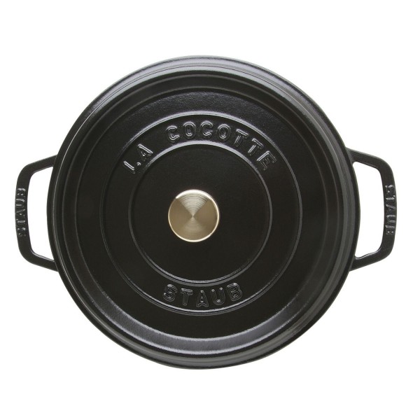 Staub - Cocotte rotonda nero diam 24