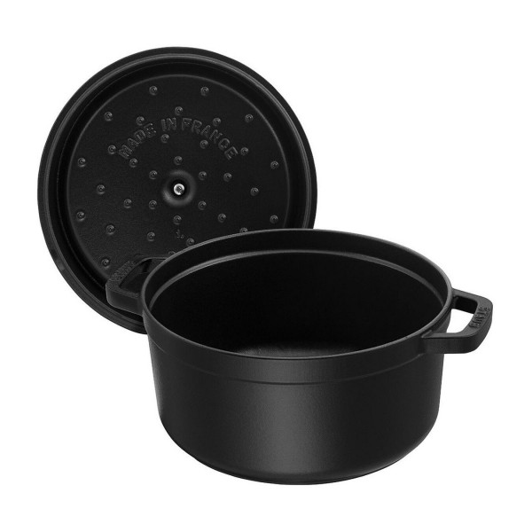 Staub - Cocotte rotonda nero diam 24