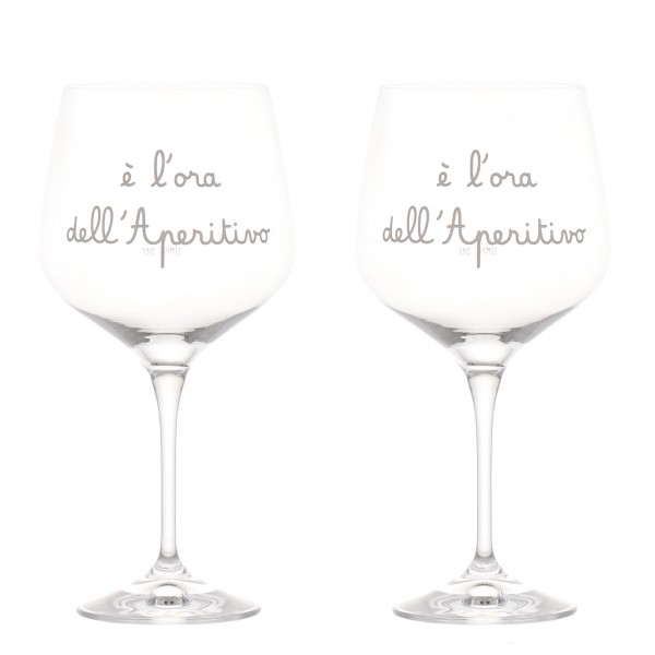 Simple Day - Set 2 calici E' l'ora...