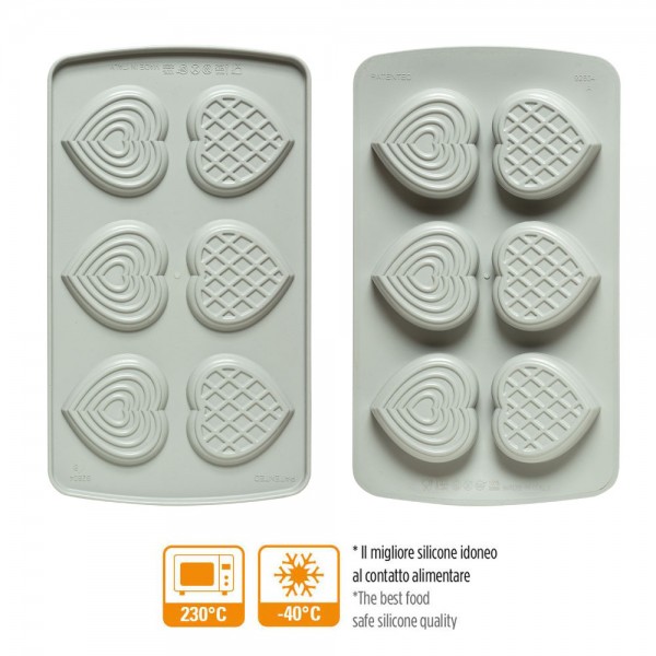 Decora - set 2 stampi Duo Cuore in...