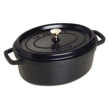 Staub - Cocotte ovale nero...