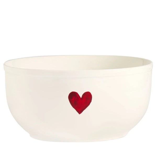 Simple Day - Insalatiera Cuore rosso d25