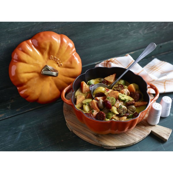 Staub - Cocotte zucca arancio d24 in...