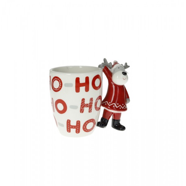 Brandani - HO-HO-HO Mug Renna rossa...
