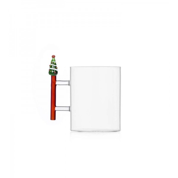Brandani - Set 2 tazze vetro Albero e...