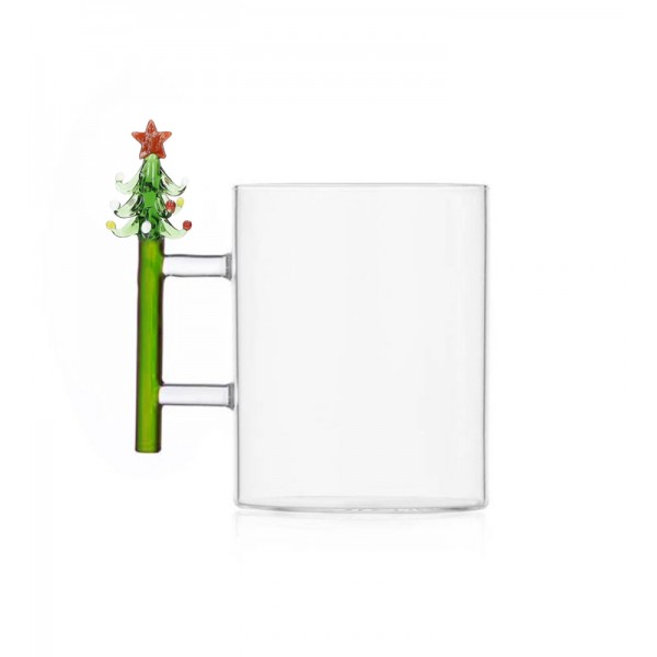 Brandani - Set 2 tazze vetro Albero e...
