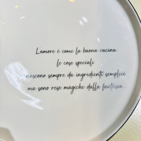 Nuvole di Stoffa - Piatto L'Amore è...