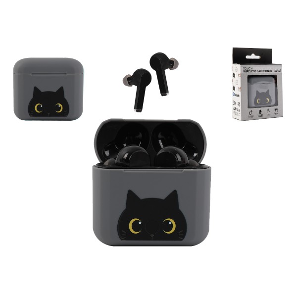 I-Total - Auricolari Gatto nero
