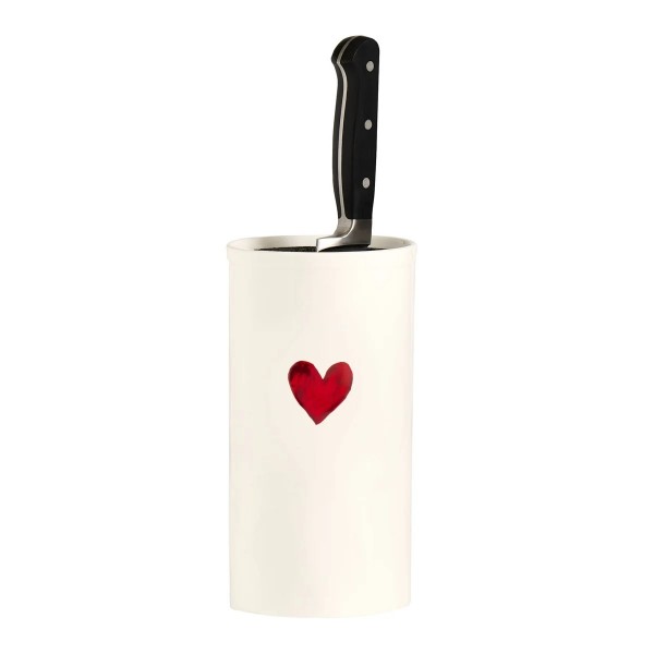 Simple Day - Portacoltelli Cuore Rosso