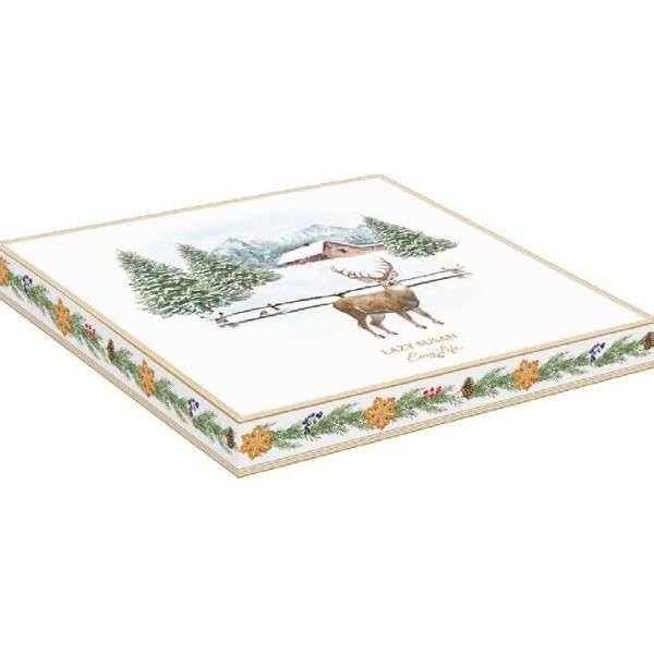 Easylife - White Forest Vassoio Cervi...