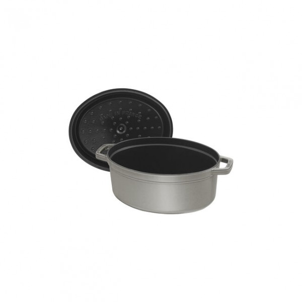Staub - Cocotte Grigio graffite ovale...